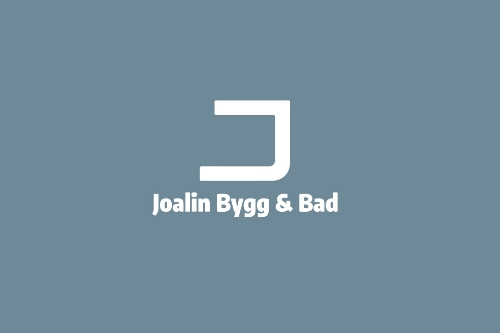 Loggan med ljusblå bakgrund